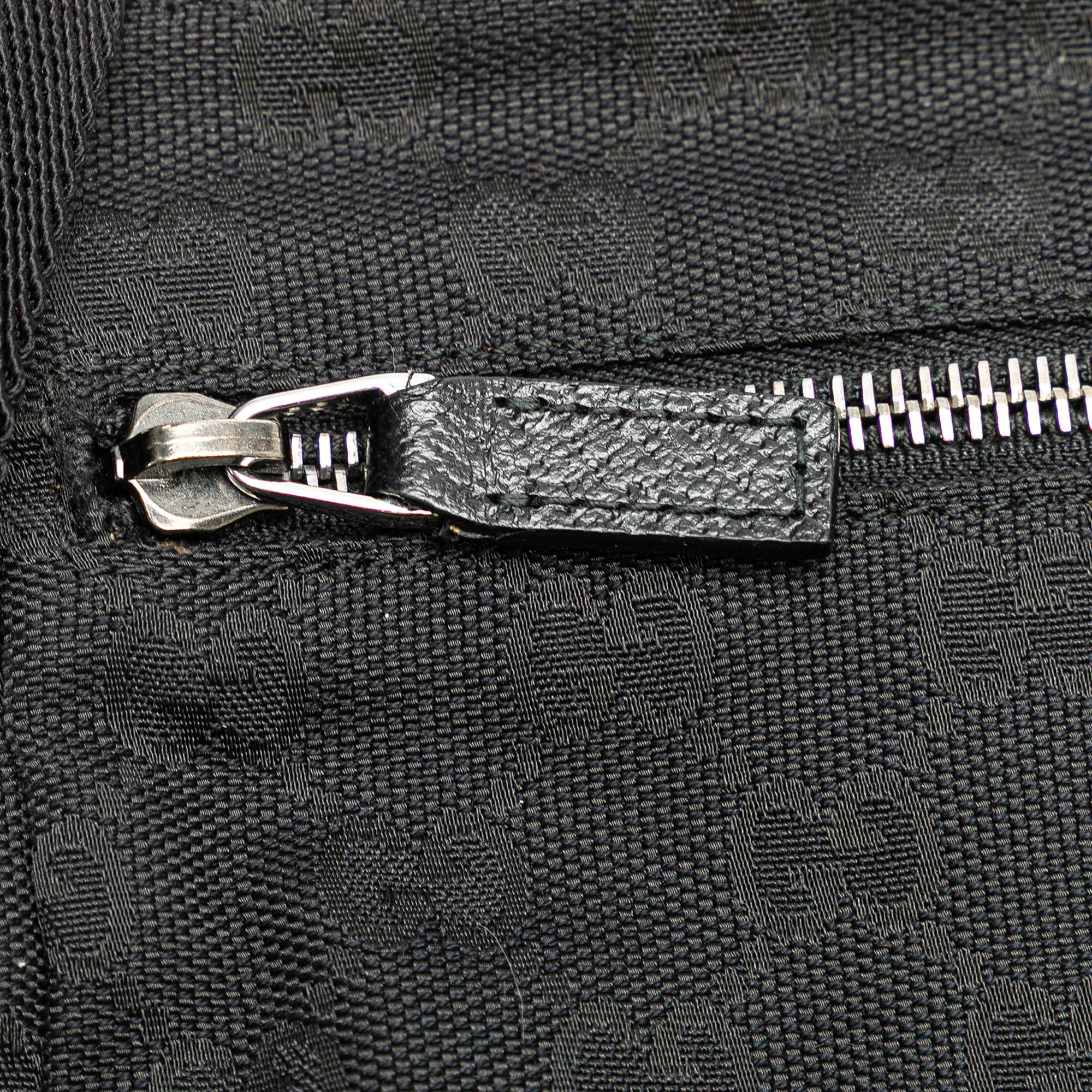 Gucci GG Canvas Double Pocket Belt Bag