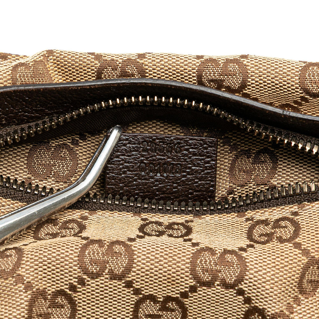 Gucci GG Canvas Double Pocket Belt Bag