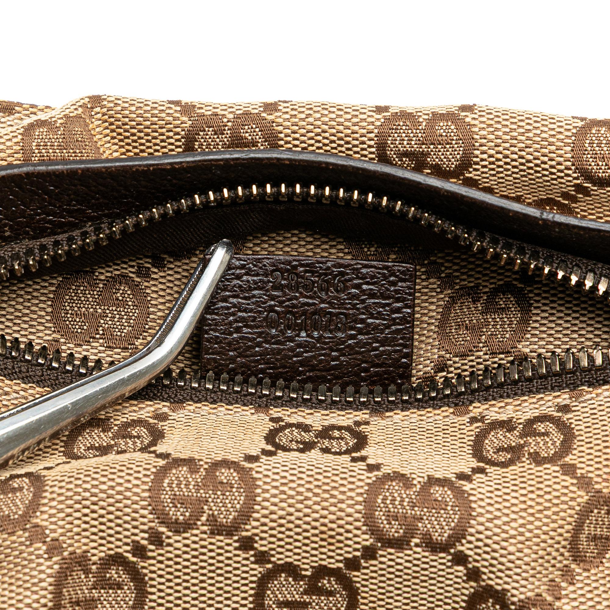 Gucci GG Canvas Double Pocket Belt Bag