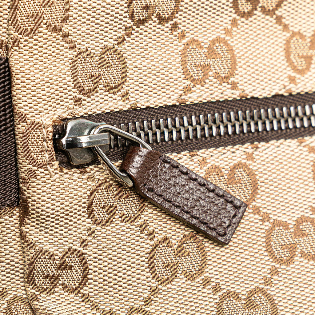 Gucci GG Canvas Double Pocket Belt Bag