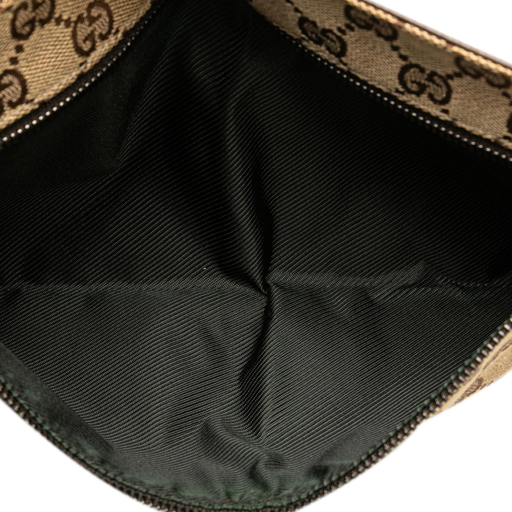 Gucci GG Canvas Double Pocket Belt Bag
