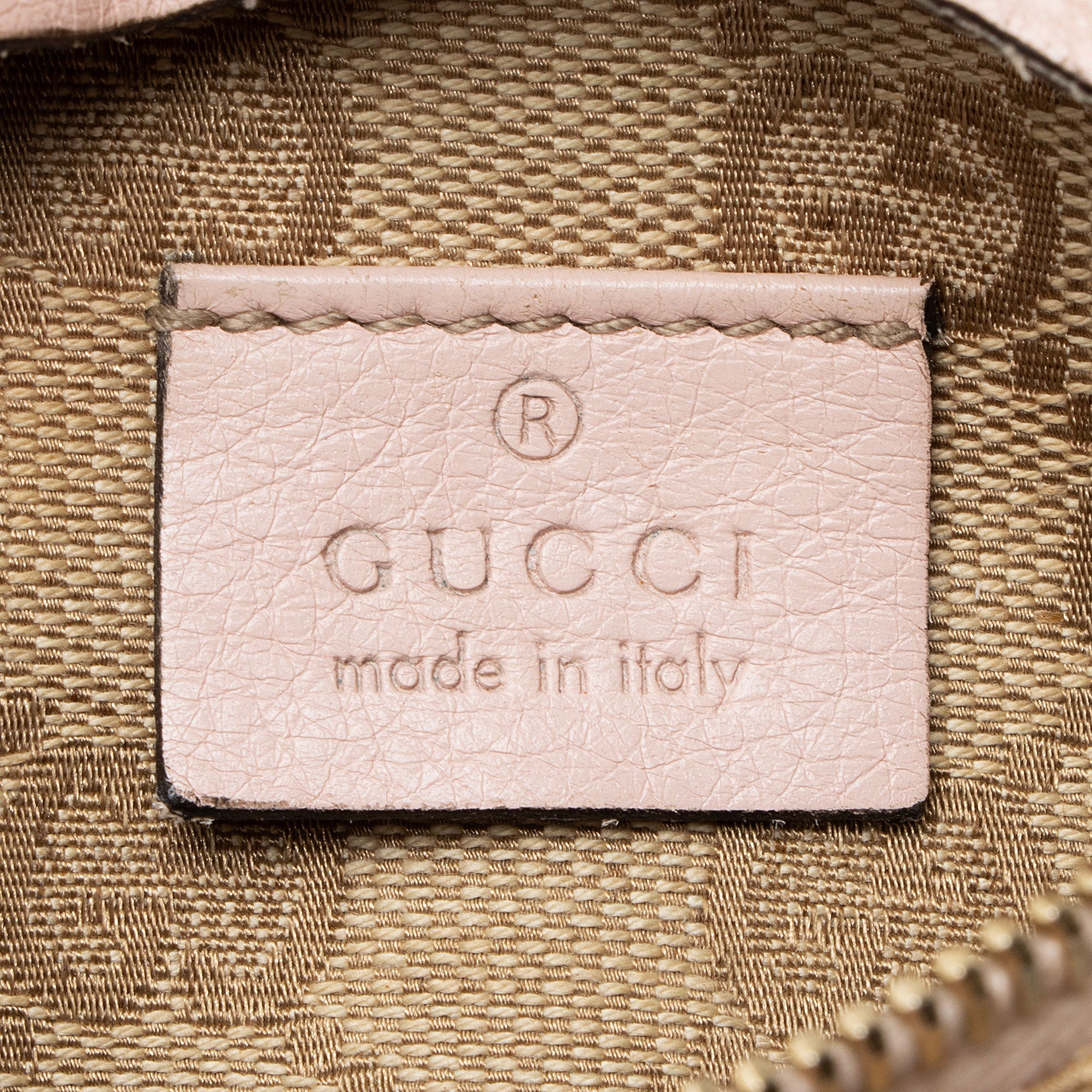 Gucci GG Canvas Double Pocket Belt Bag