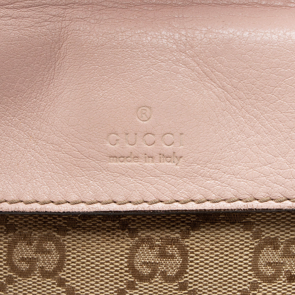 Gucci GG Canvas Double Pocket Belt Bag