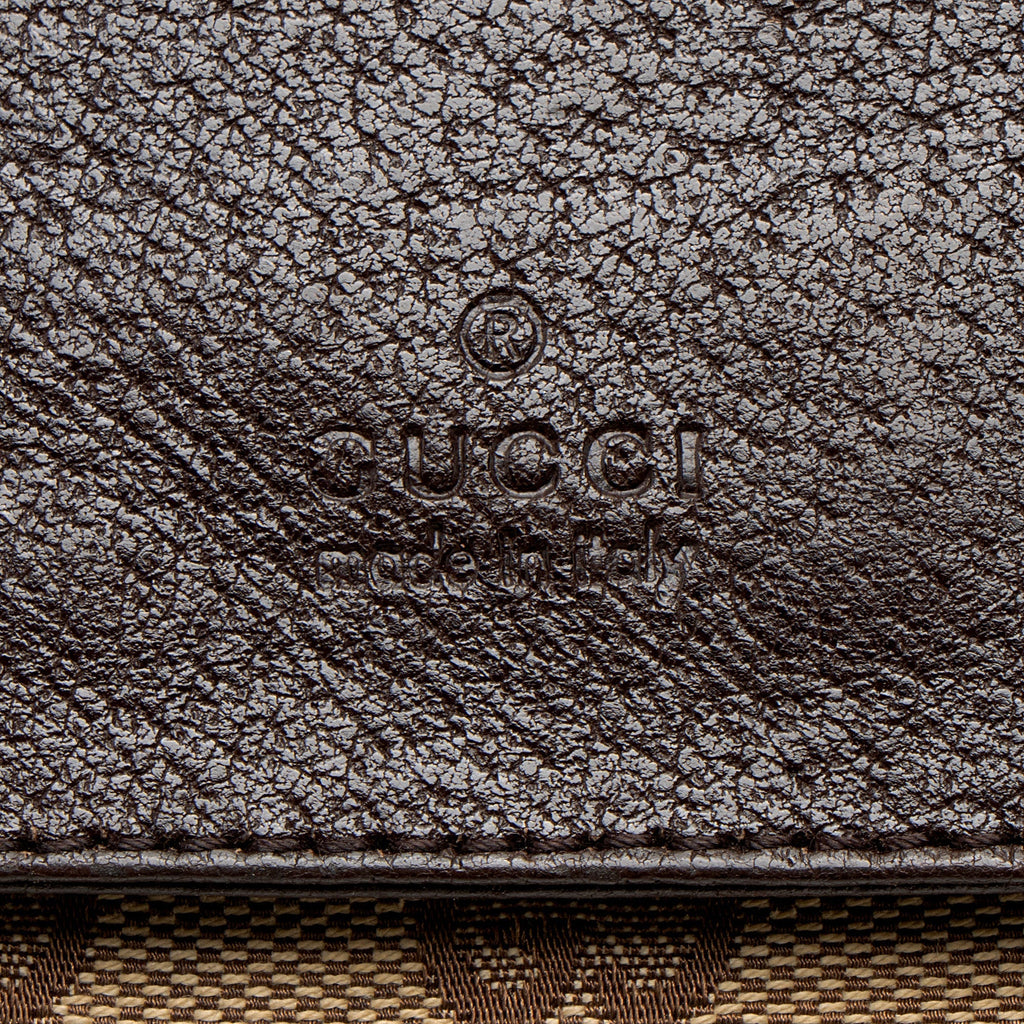 Gucci GG Canvas Double Pocket Belt Bag