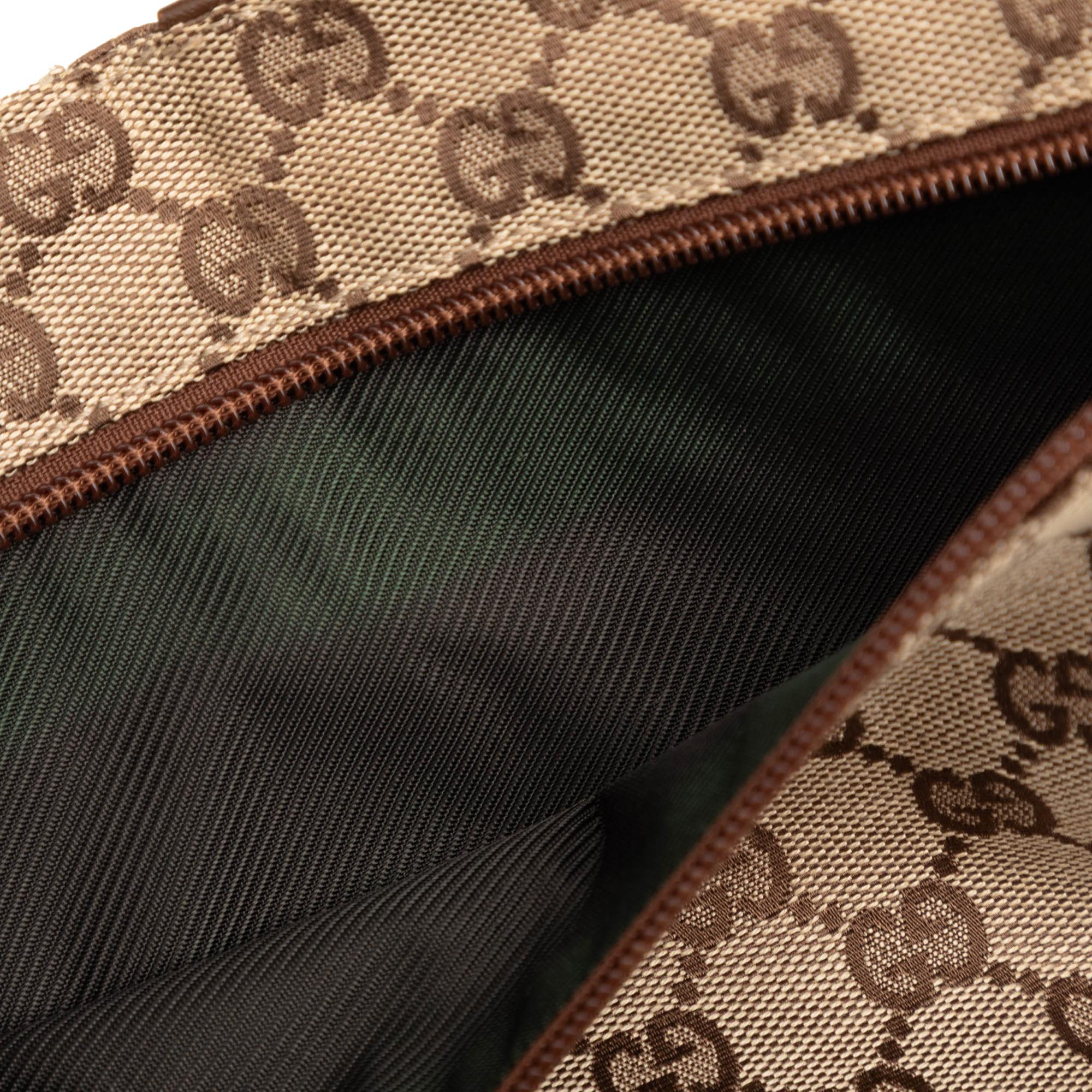 Gucci GG Canvas Double Pocket Belt Bag