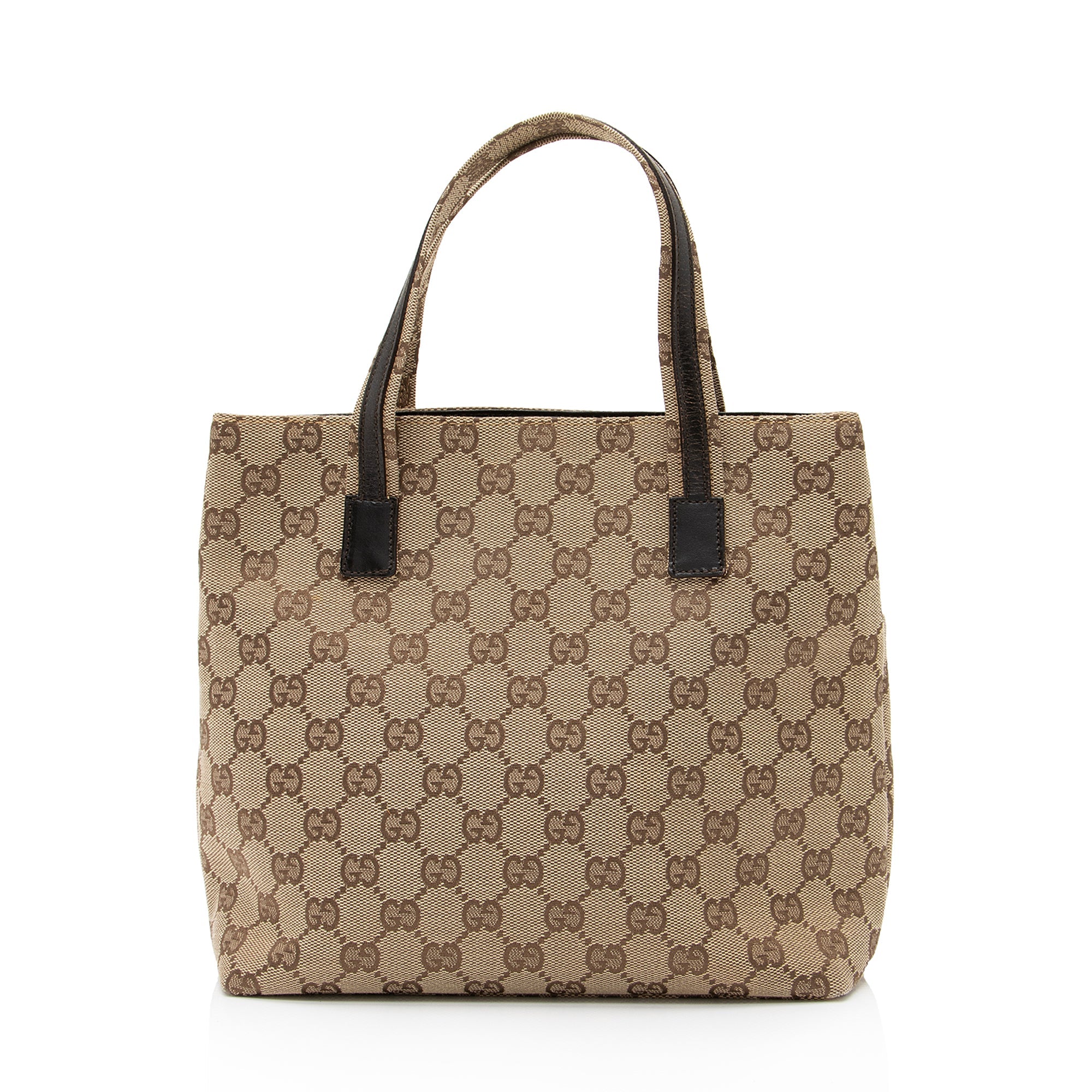Gucci GG Canvas Double Pocket Tote (SHF-23270)