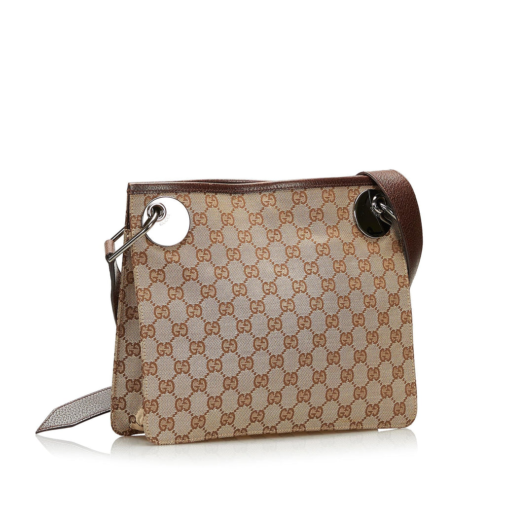 Gucci GG Canvas Eclipse Crossbody (SHG-35738)