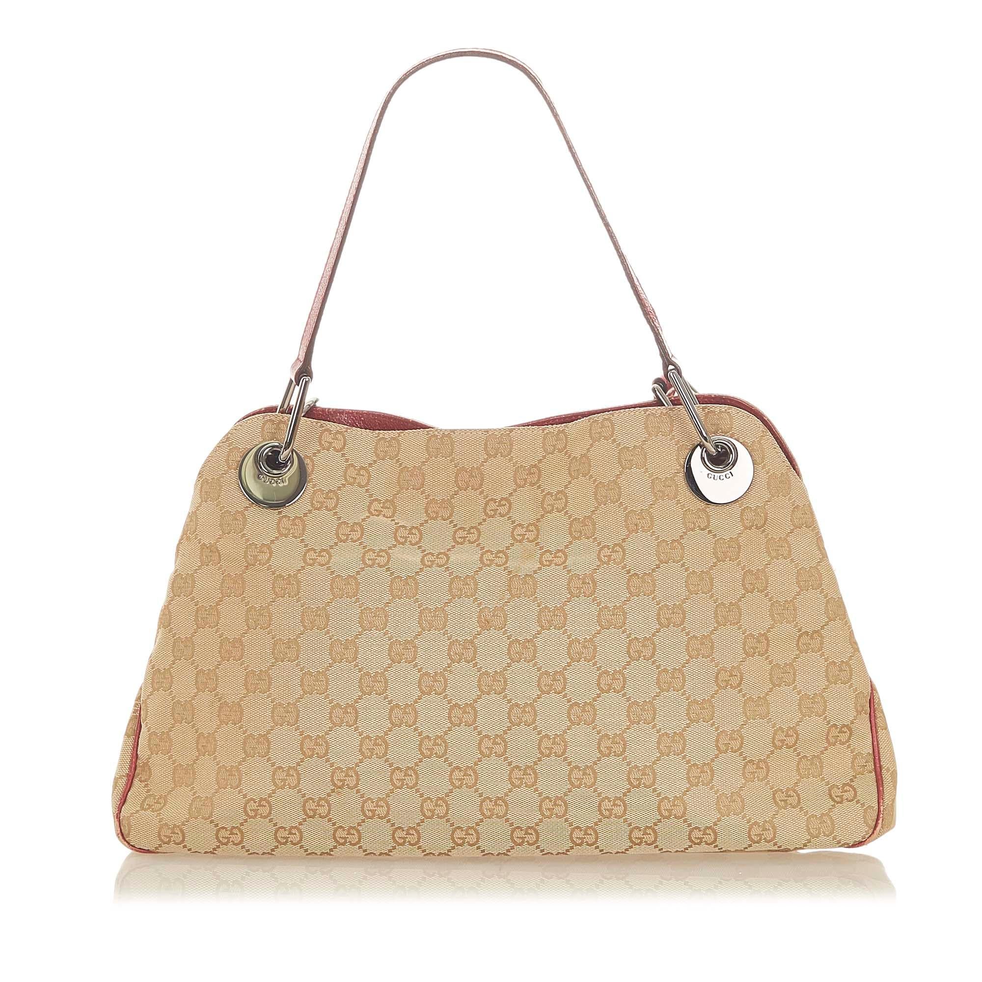 Gucci GG Canvas Eclipse Shoulder Bag (SHG-20325)