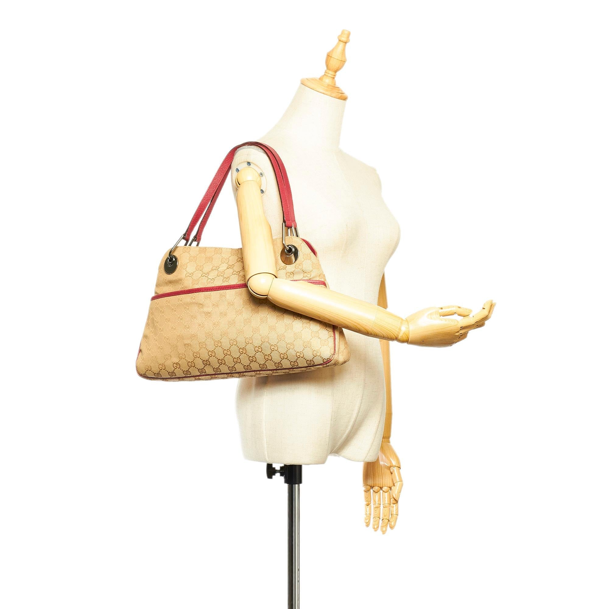 Gucci GG Canvas Eclipse Shoulder Bag (SHG-20325)