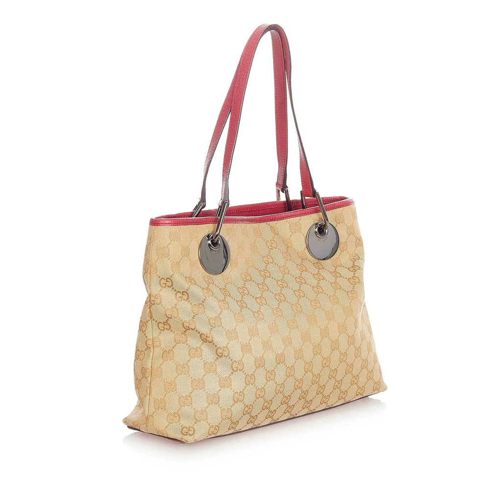Gucci GG Canvas Eclipse Shoulder Bag (SHG-22203)