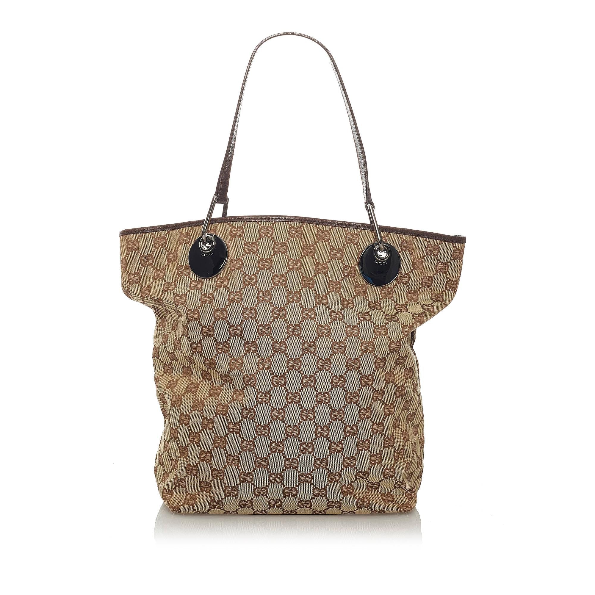 Gucci GG Canvas Eclipse Shoulder Bag (SHG-29186)