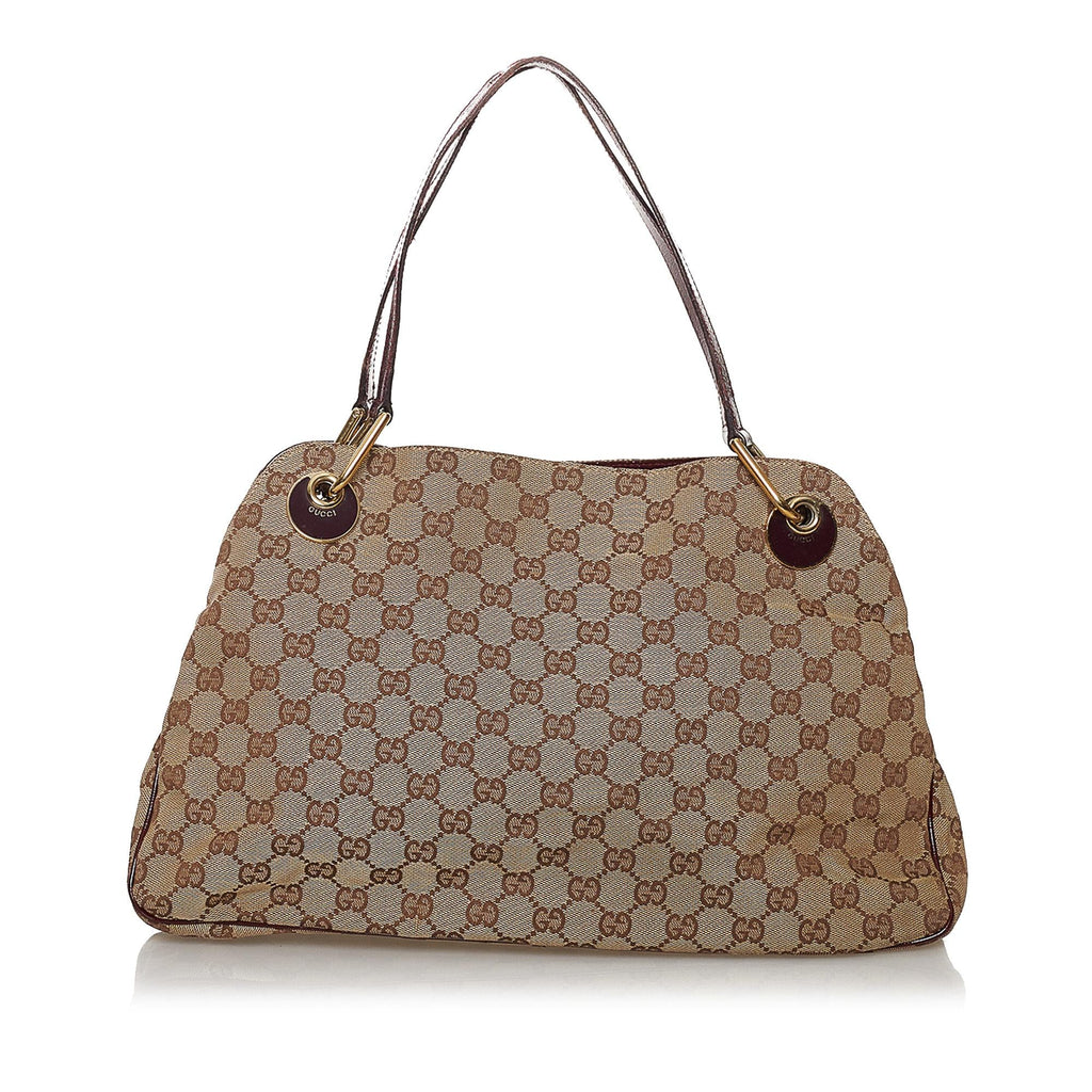 Gucci GG Canvas Eclipse Shoulder Bag (SHG-29850)
