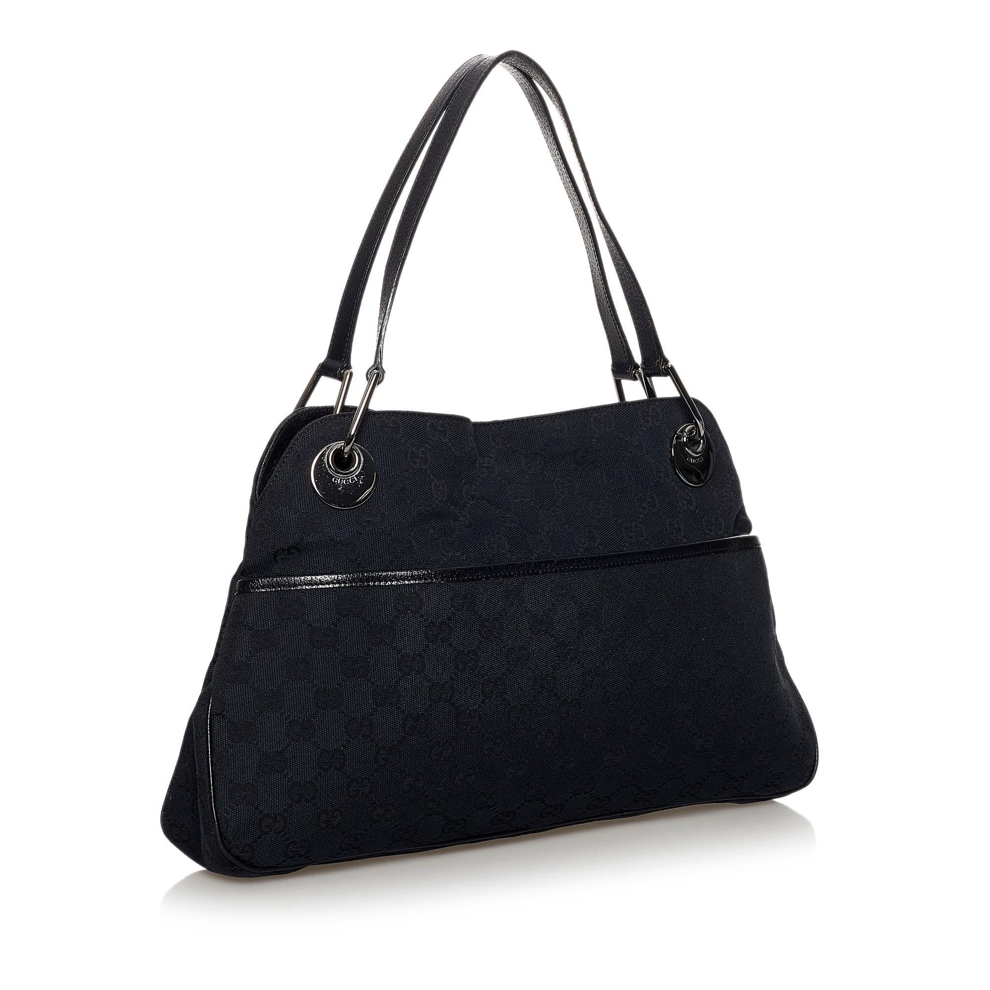 Gucci GG Canvas Eclipse Shoulder Bag (SHG-31160)