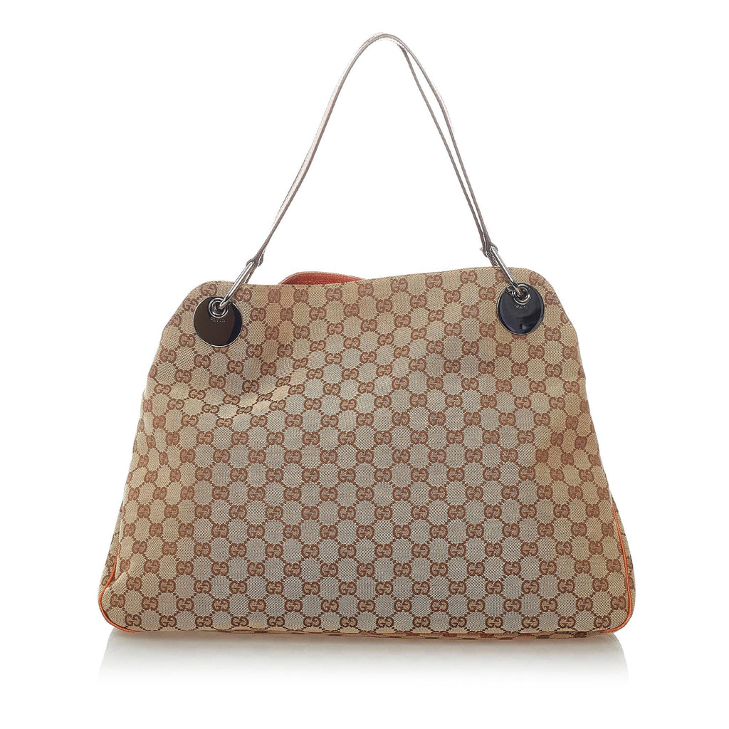 Gucci GG Canvas Eclipse Shoulder Bag (SHG-32048)