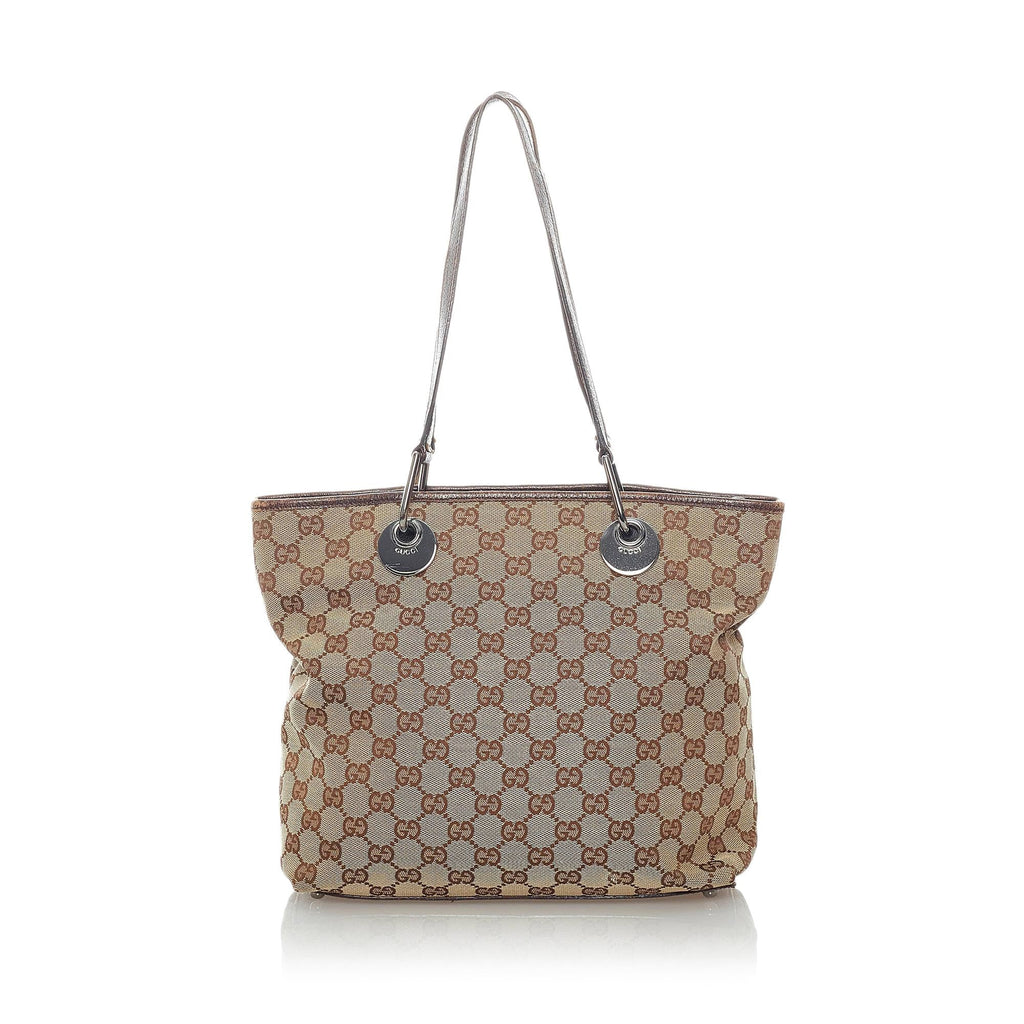 Gucci GG Canvas Eclipse Shoulder Bag (SHG-32066)