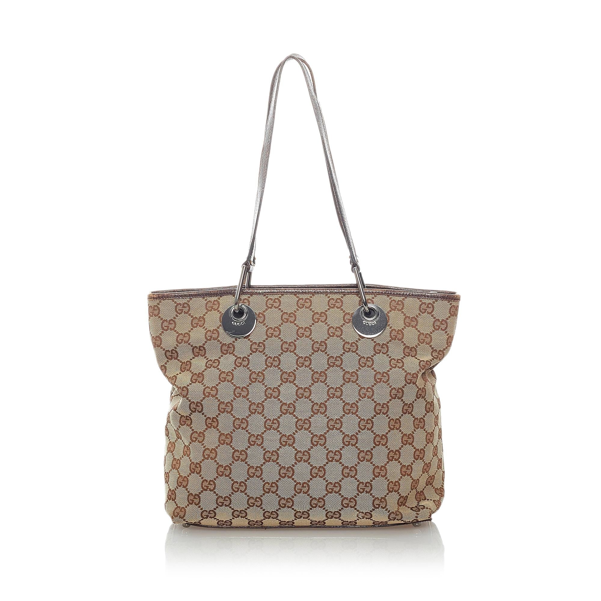 Gucci GG Canvas Eclipse Shoulder Bag (SHG-32066)