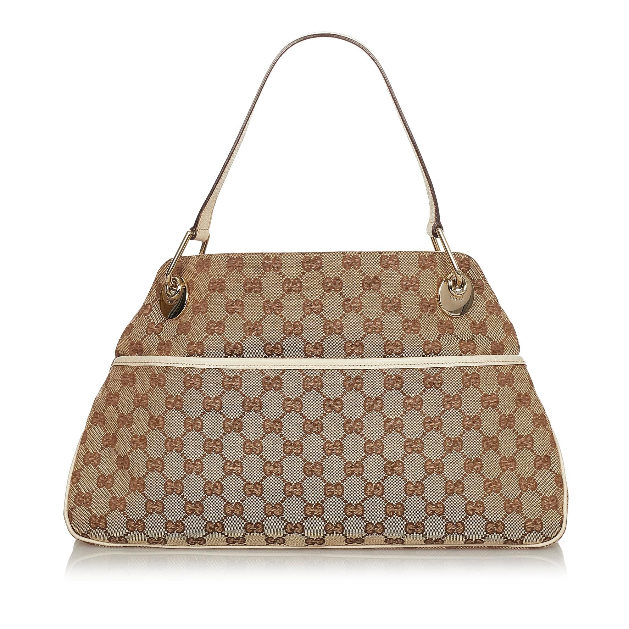 Gucci GG Canvas Eclipse Shoulder Bag (SHG-34061)