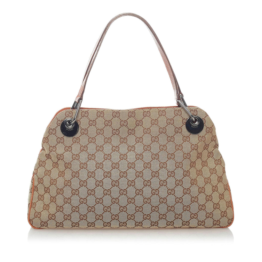 Gucci GG Canvas Eclipse Shoulder Bag (SHG-34768)