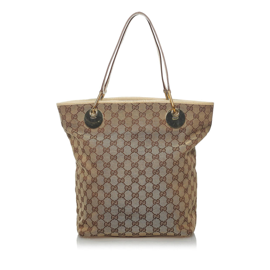 Gucci GG Canvas Eclipse Tote Bag (SHG-33763)