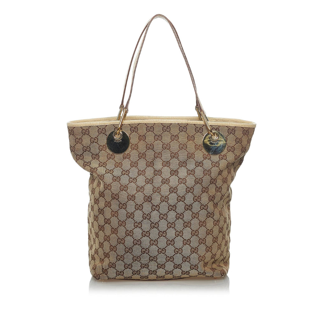 Gucci GG Canvas Eclipse Tote Bag (SHG-33763)