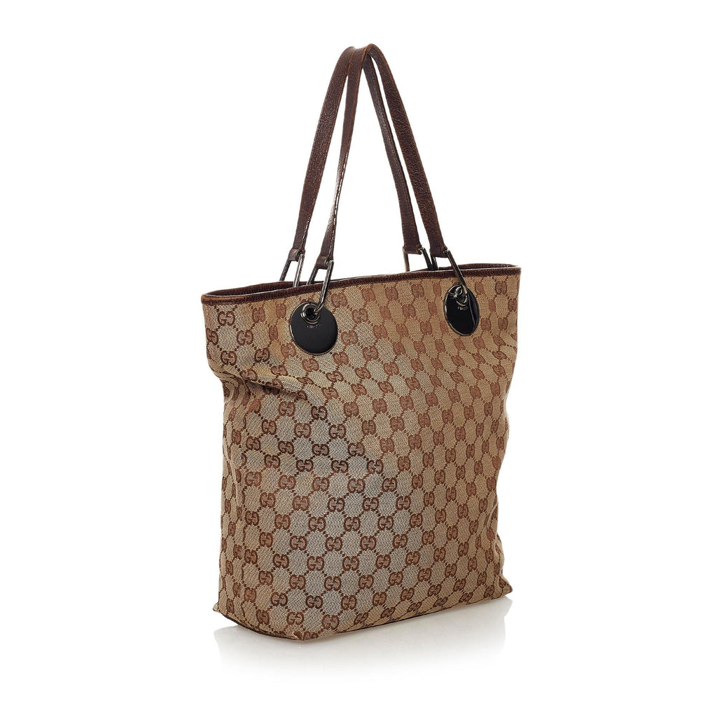 Gucci GG Canvas Eclipse Tote Bag (SHG-34151)