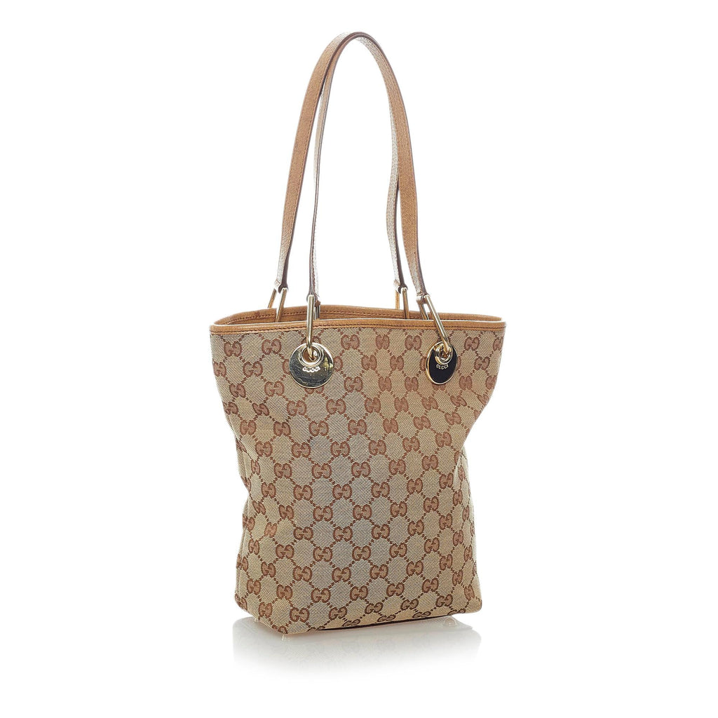 Gucci GG Canvas Eclipse Tote Bag (SHG-34752)