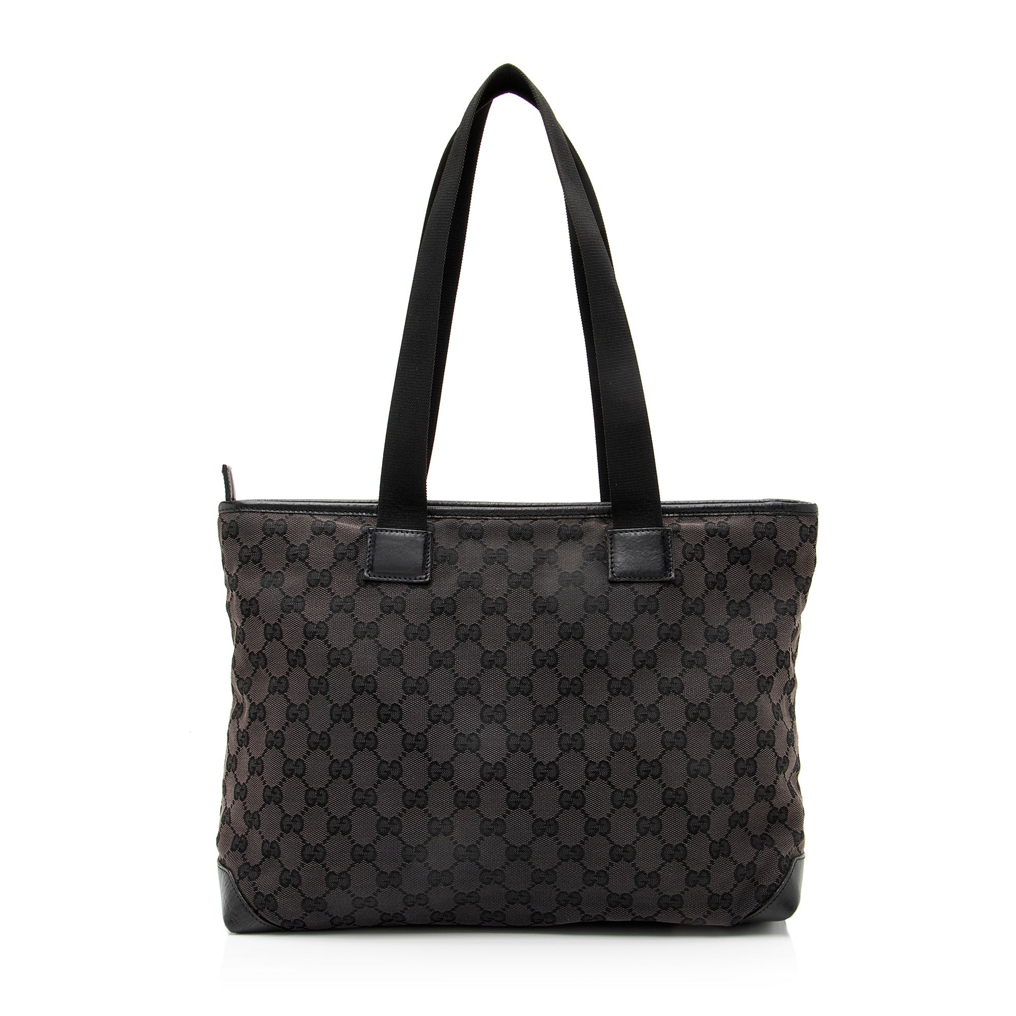 Gucci GG Canvas Front Pocket E/W Shopping Tote (SHF-23636)