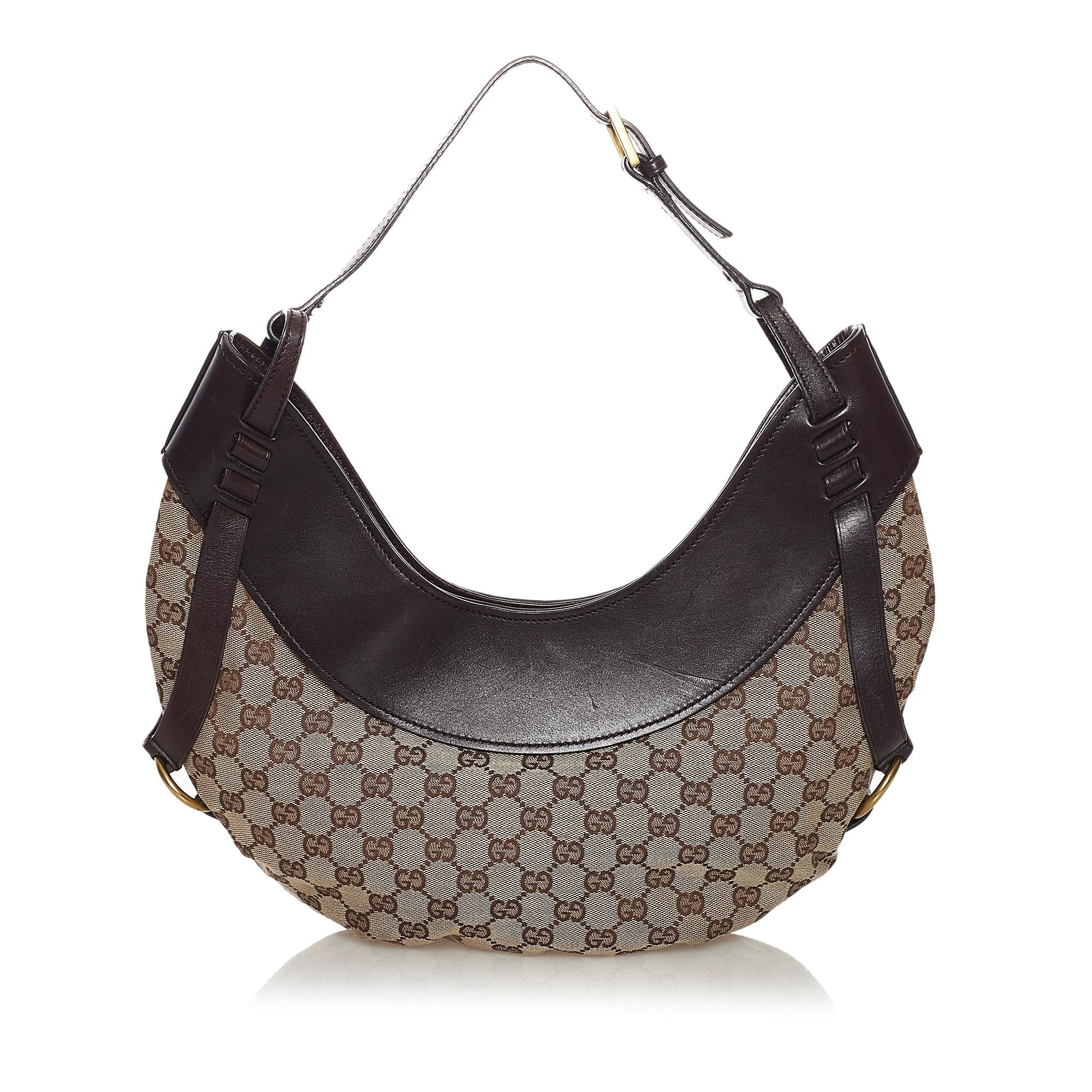 Gucci GG Canvas Hobo Bag (SHG-33744)