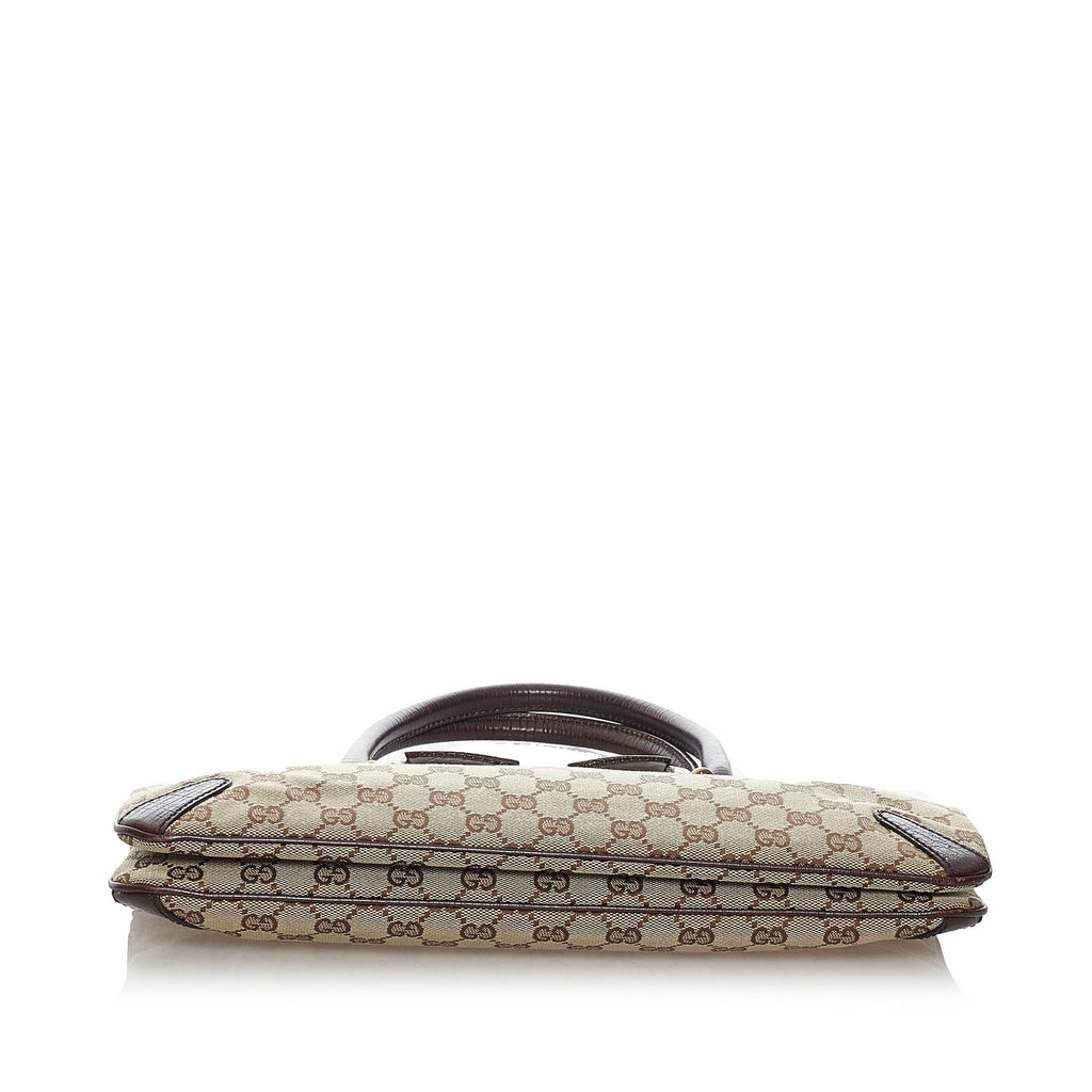 Gucci GG Canvas Horsebit Handbag (SHG-29601)