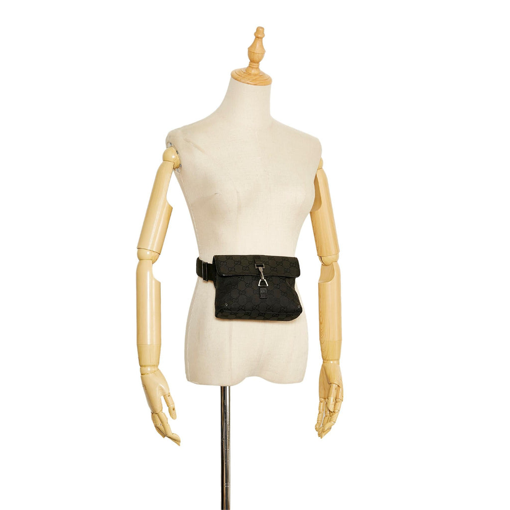 Gucci GG Canvas Jackie Belt Bag (SHG-otg5FK)