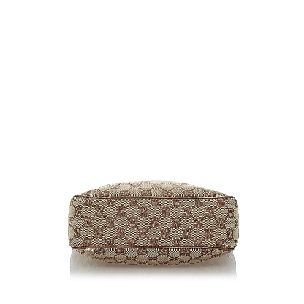 Gucci GG Canvas Jackie Piston Lock Tote Bag (SHG-33261)
