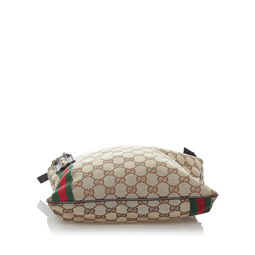 Gucci GG Canvas Jolicoeur Crossbody Bag (SHG-29452)