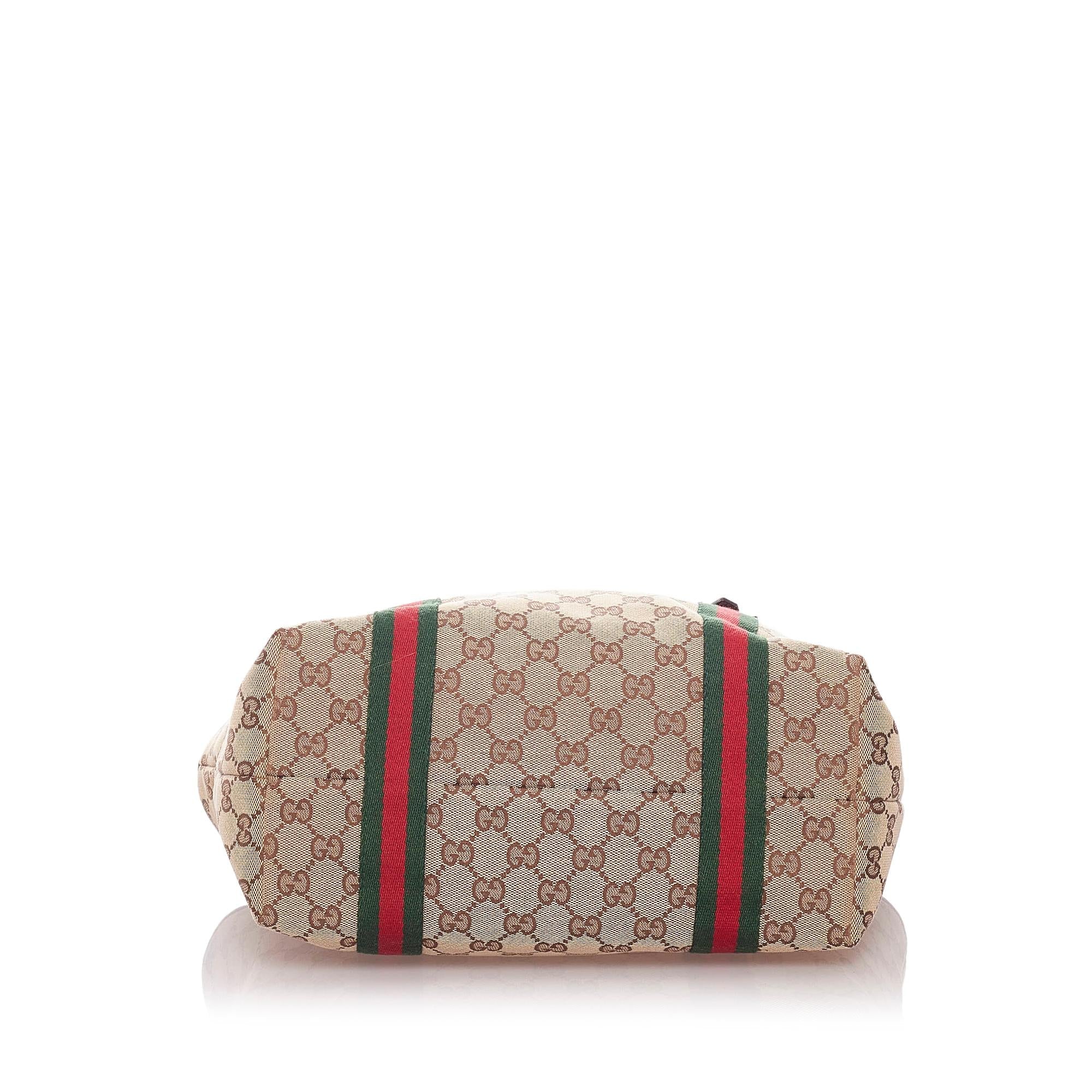 Gucci GG Canvas Jolicoeur Tote Bag (SHG-29116)