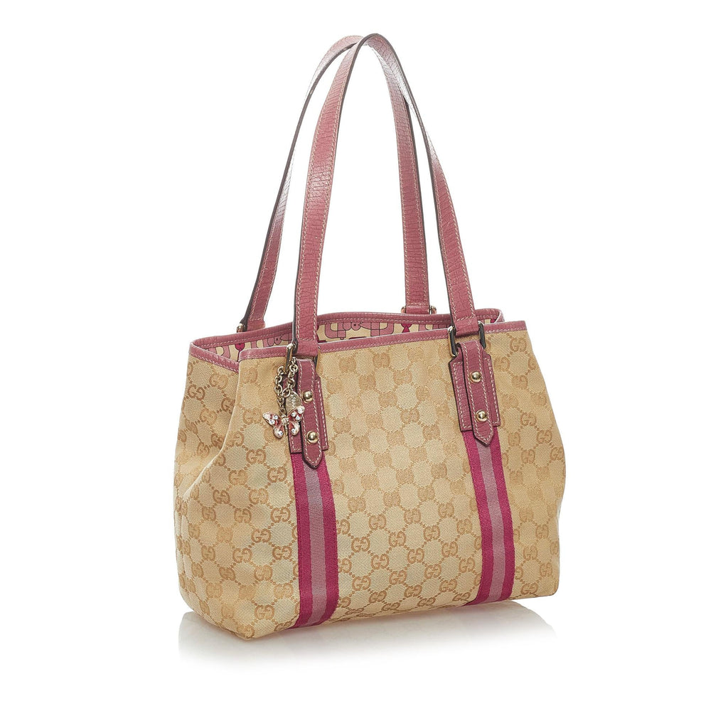Gucci GG Canvas Jolicoeur Tote Bag (SHG-32320)