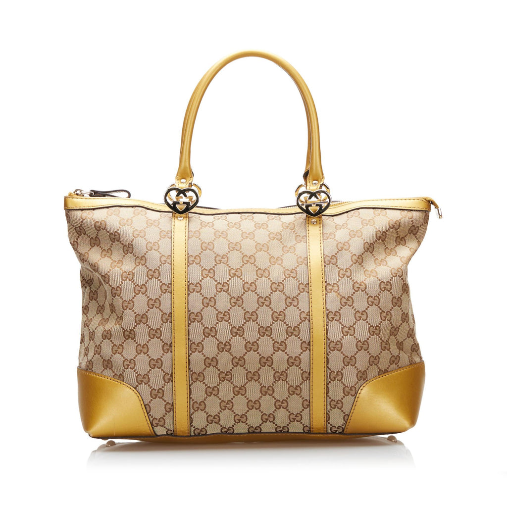 Gucci GG Canvas Lovely Tote (SHG-ekbP7z)