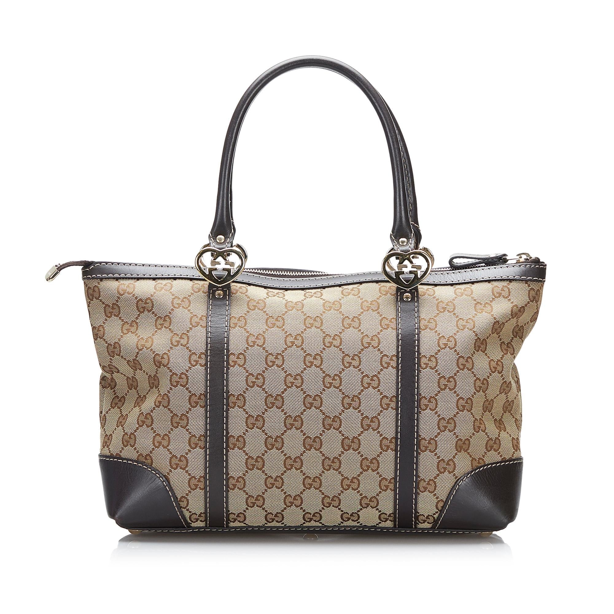 Gucci GG Canvas Lovely Tote (SHG-fLvgkB)