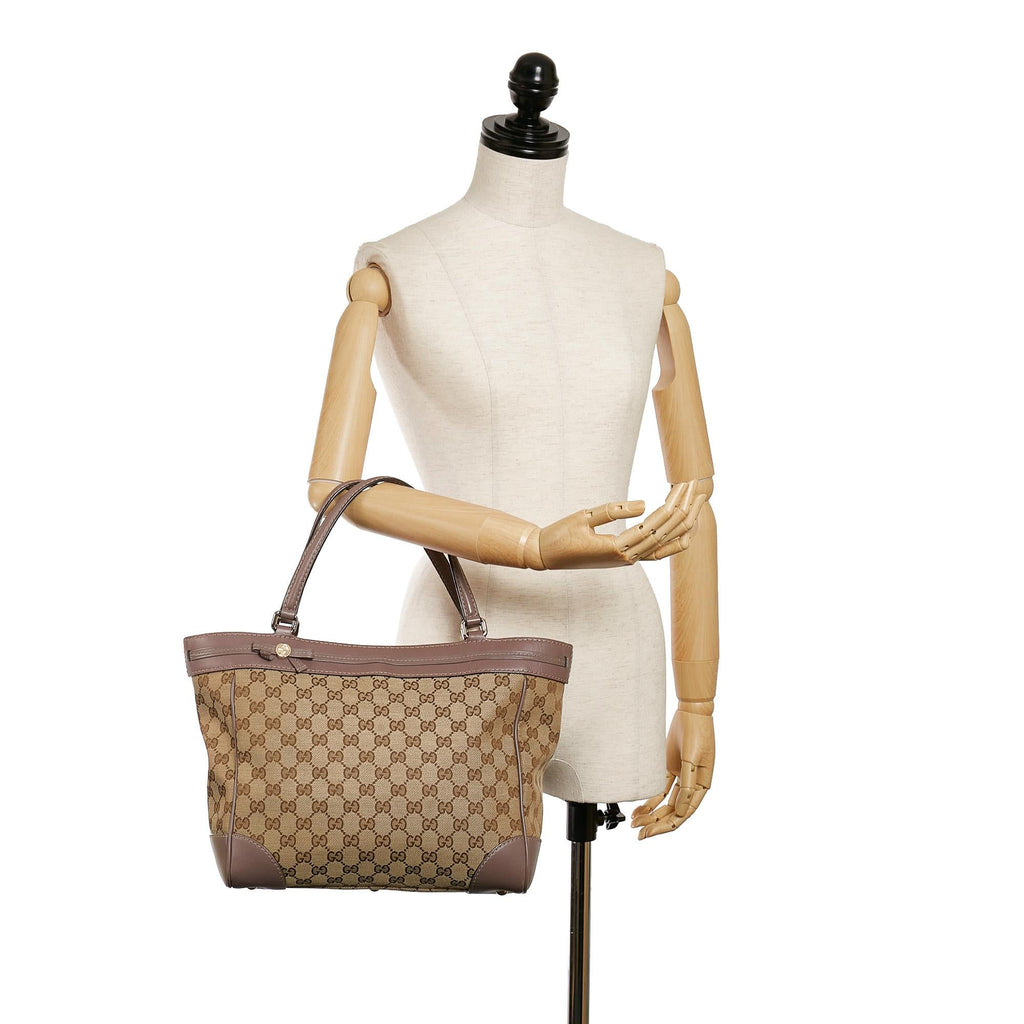 Gucci GG Canvas Mayfair Tote Bag (SHG-30438)