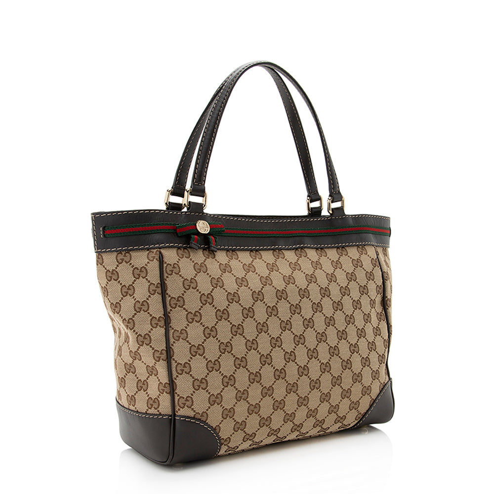 Gucci GG Canvas Mayfair Medium Tote (SHF-19664)