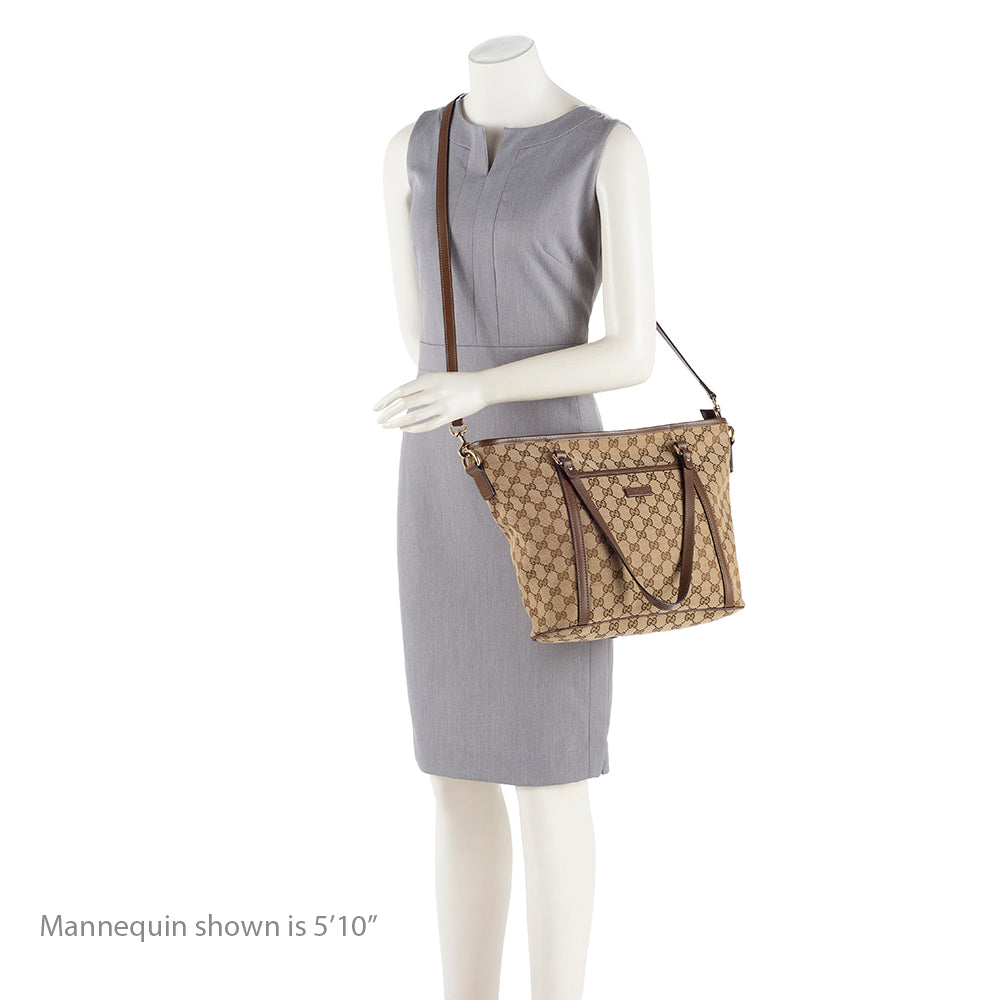 Gucci GG Canvas Medium Tote (SHF-13061)