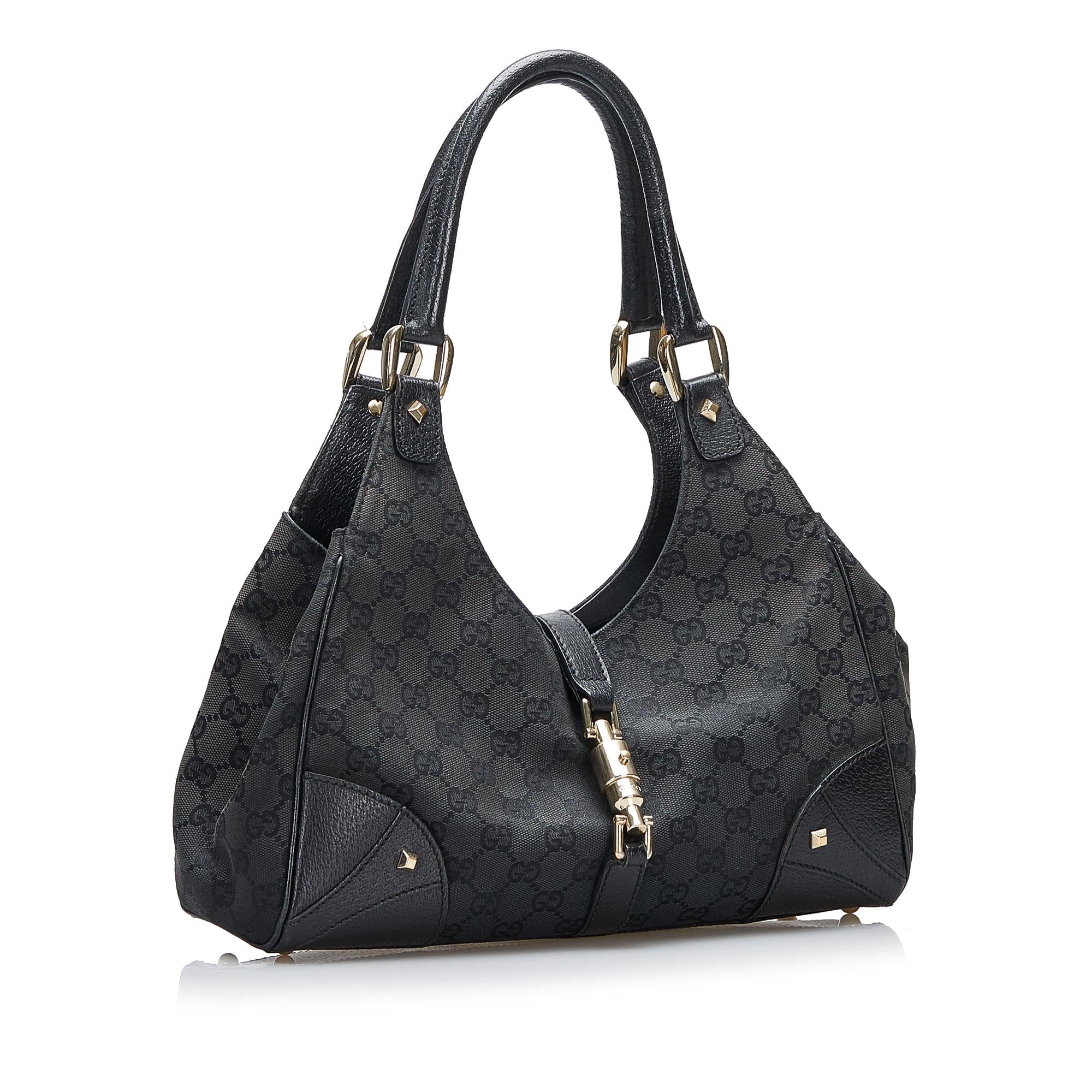 Gucci GG Canvas Nailhead Jackie O (SHG-S61S5C)