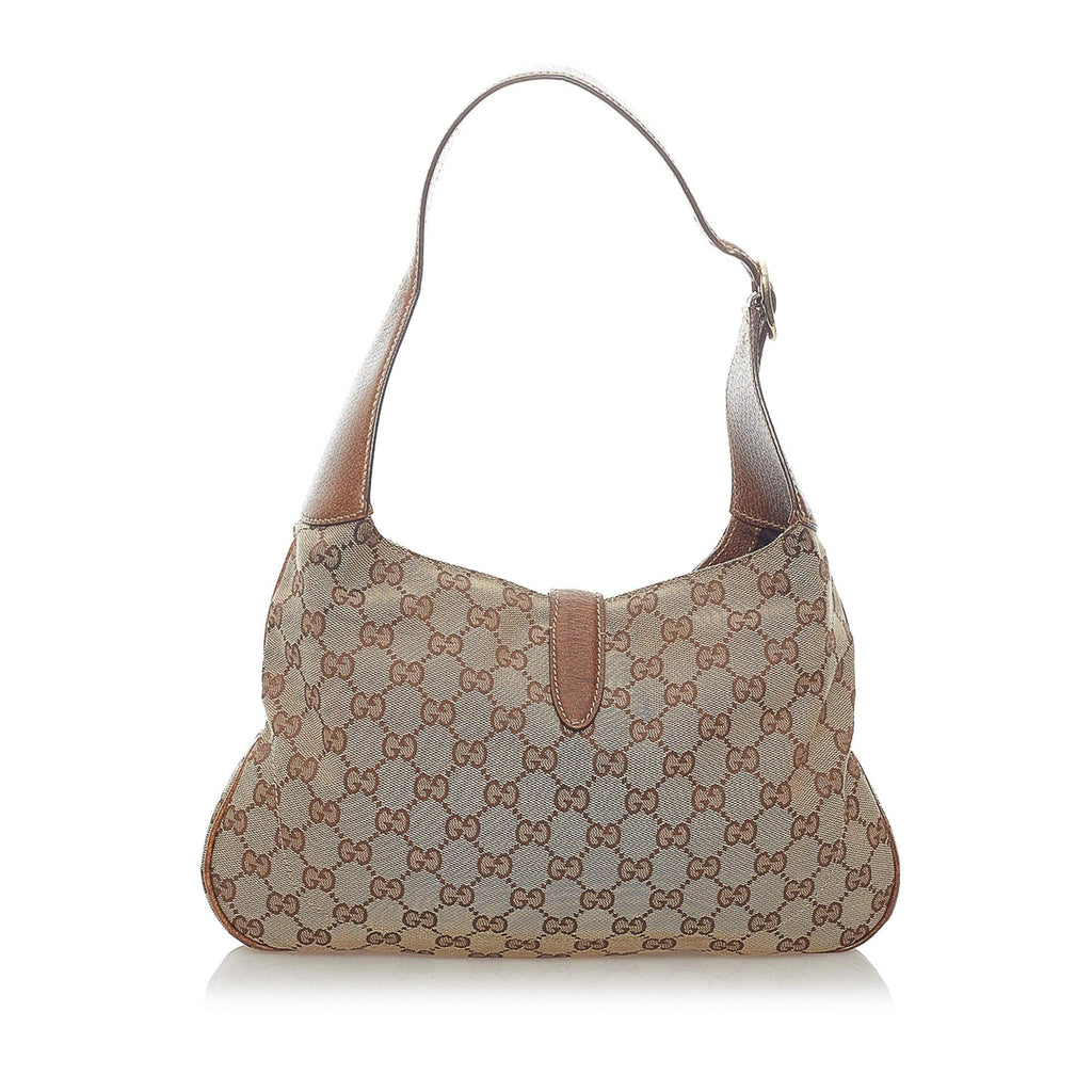 Gucci GG Canvas New Jackie Shoulder Bag (SHG-33247)