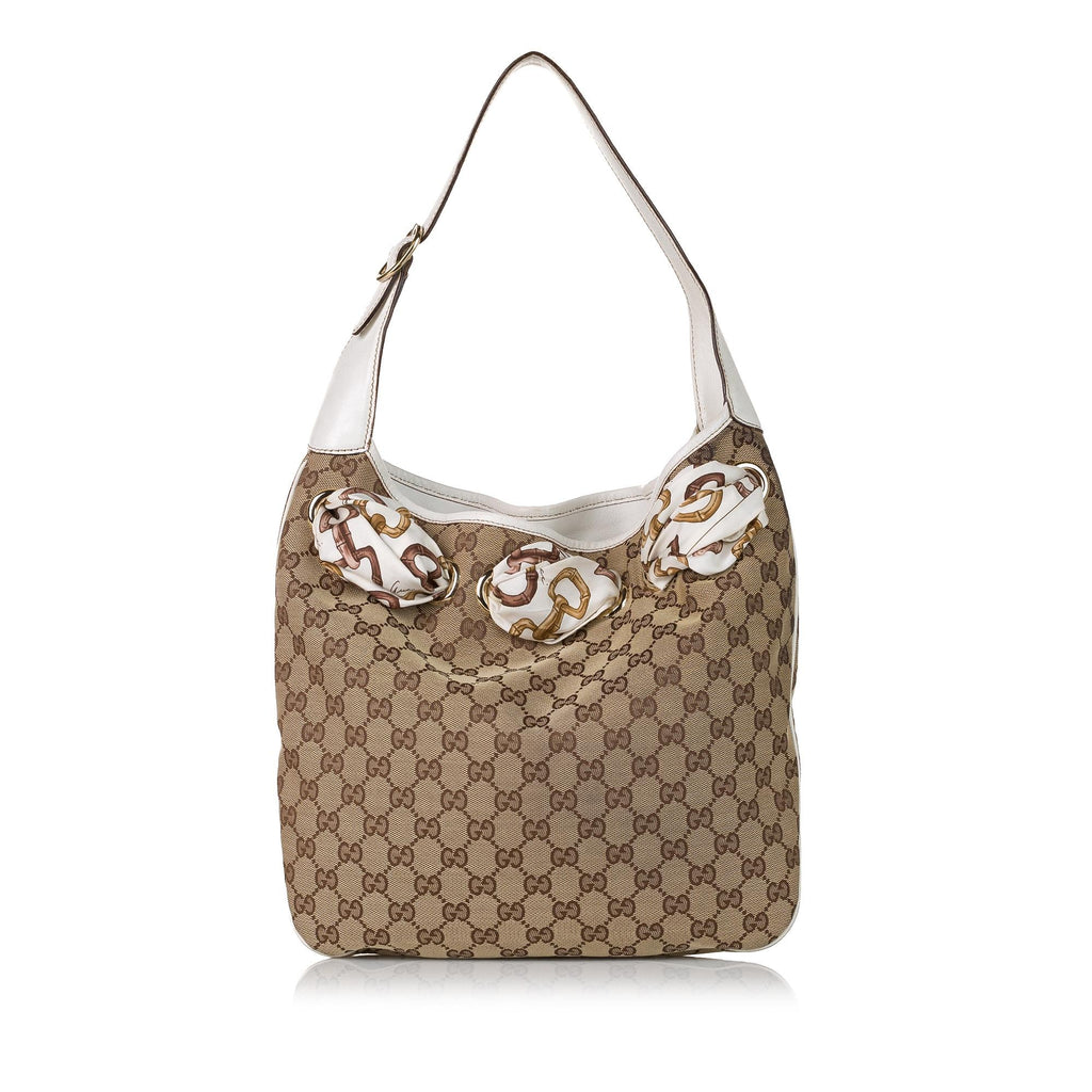 Gucci GG Canvas Positano Tote Bag (SHG-35450)