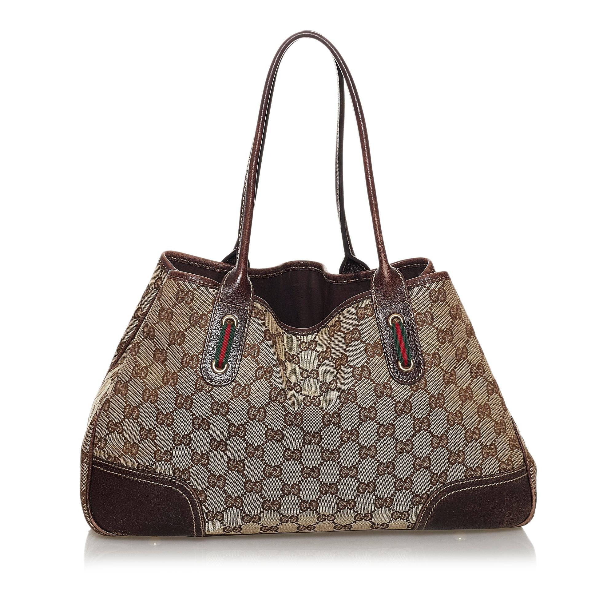 Gucci GG Canvas Princy Tote Bag (SHG-30261)