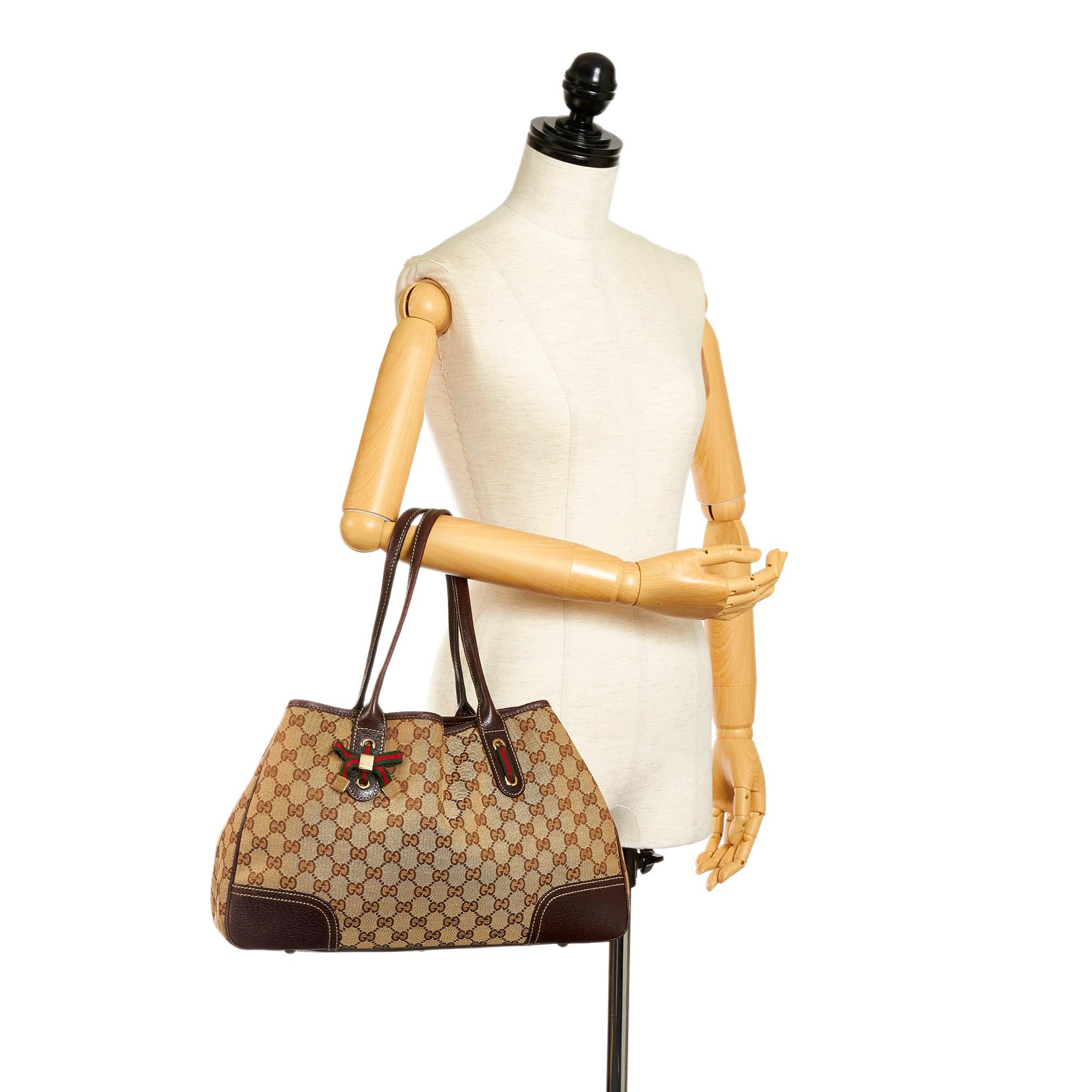 Gucci GG Canvas Princy Tote Bag (SHG-33754)