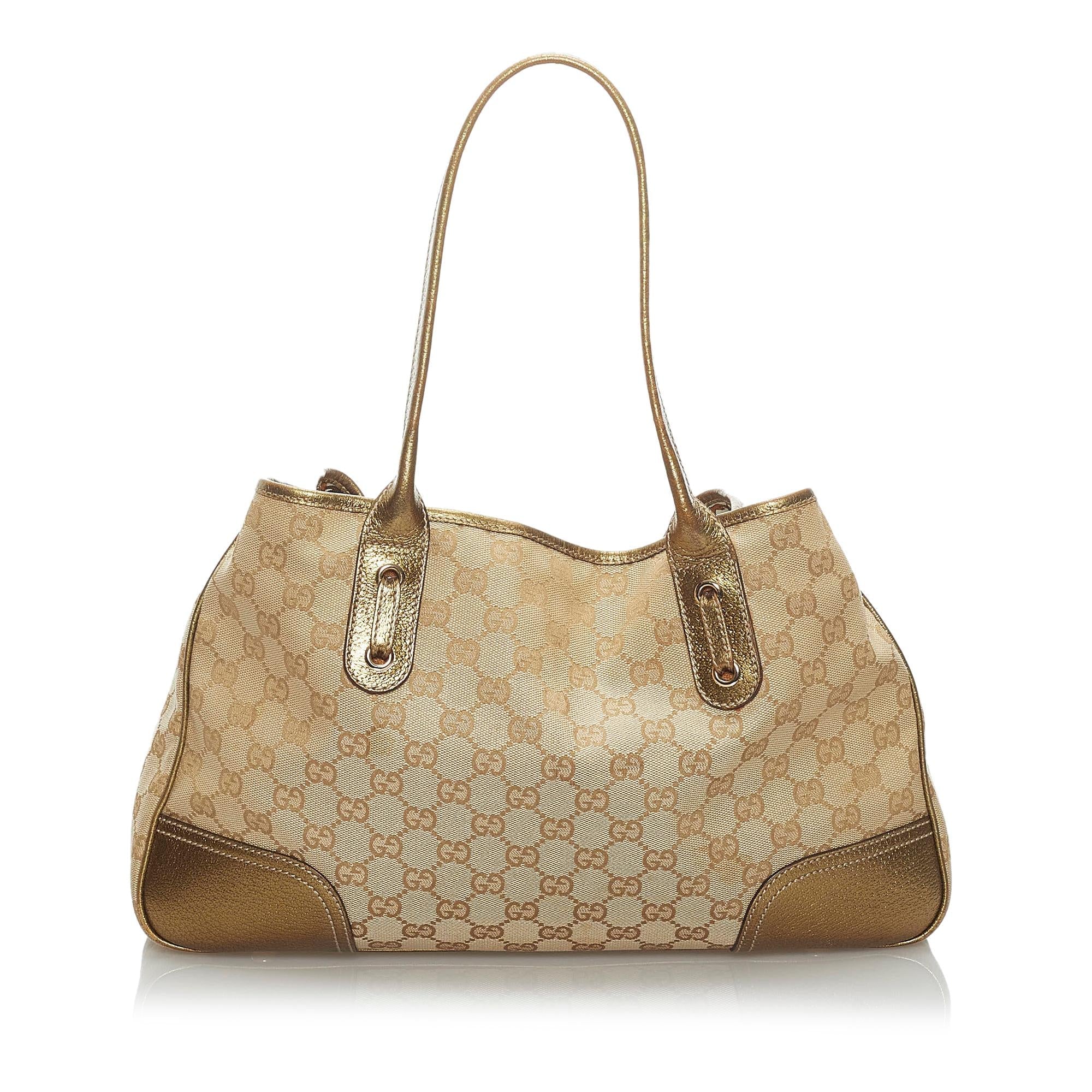 Gucci GG Canvas Princy Tote Bag (SHG-34005)