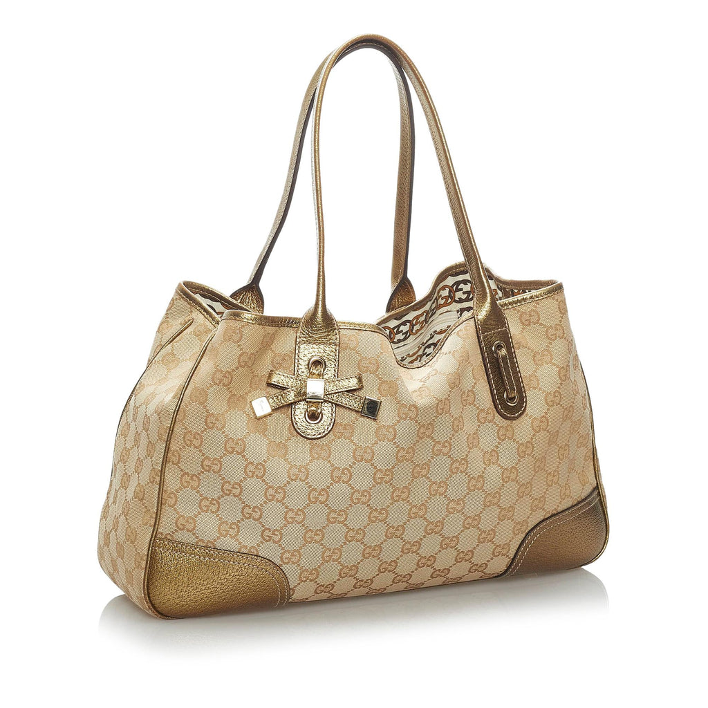 Gucci GG Canvas Princy Tote Bag (SHG-34005)