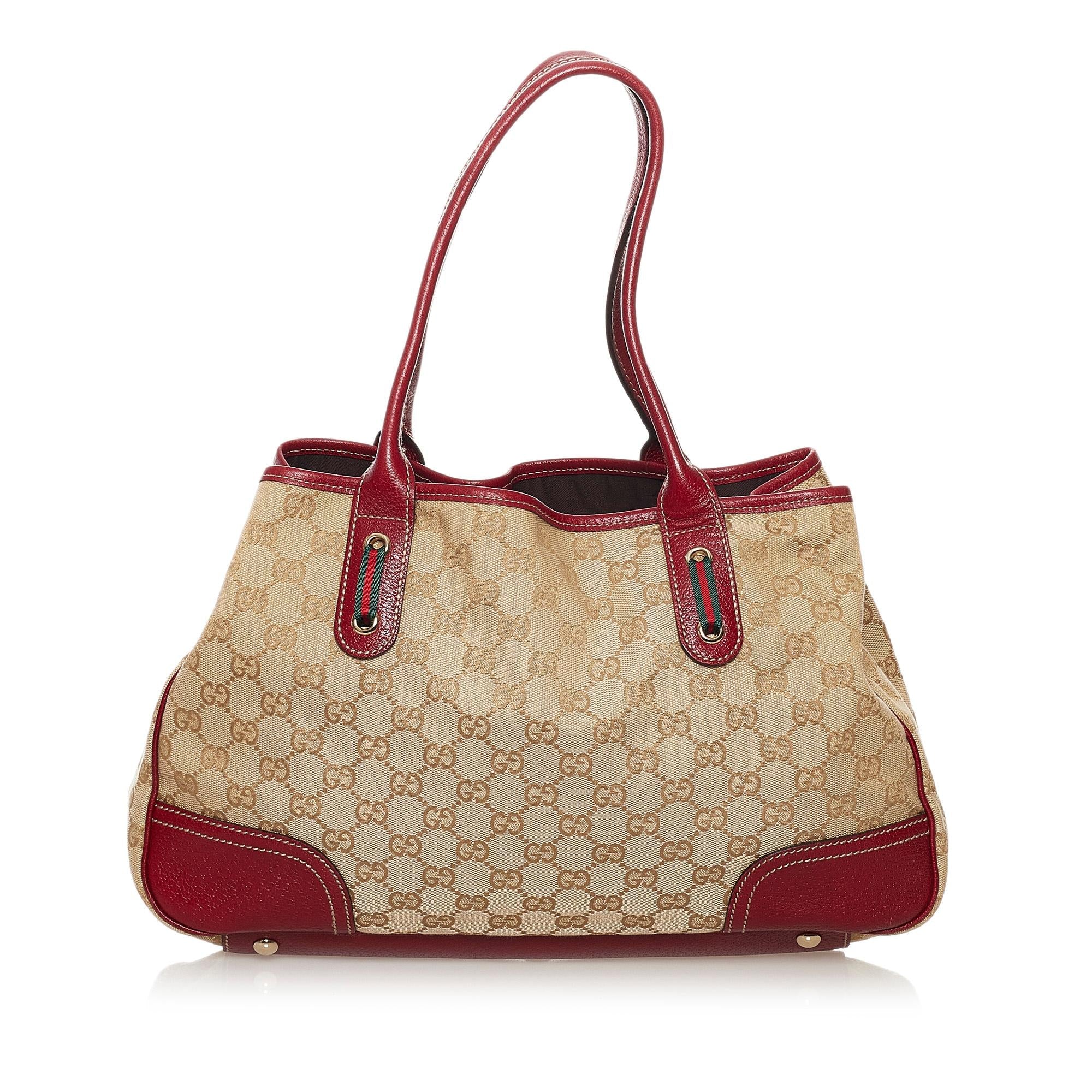 Gucci GG Canvas Princy Tote Bag (SHG-34778)