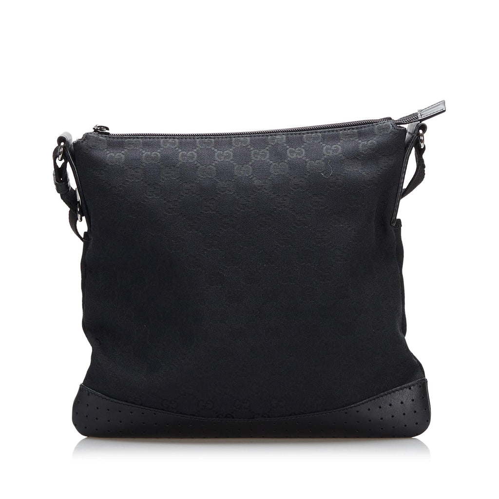 Gucci GG Canvas Punch Crossbody (SHG-CfvIV6)