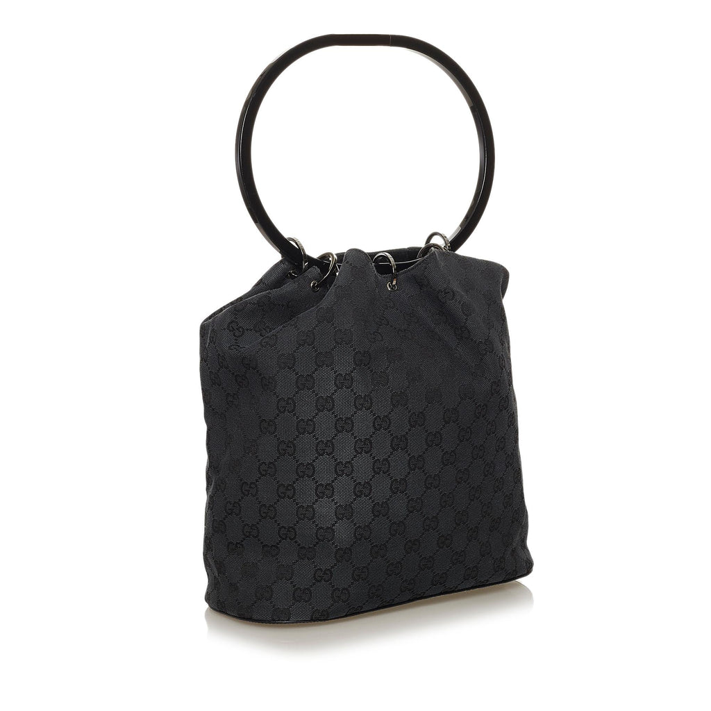 Gucci GG Canvas Ring Handle Handbag (SHG-28500)