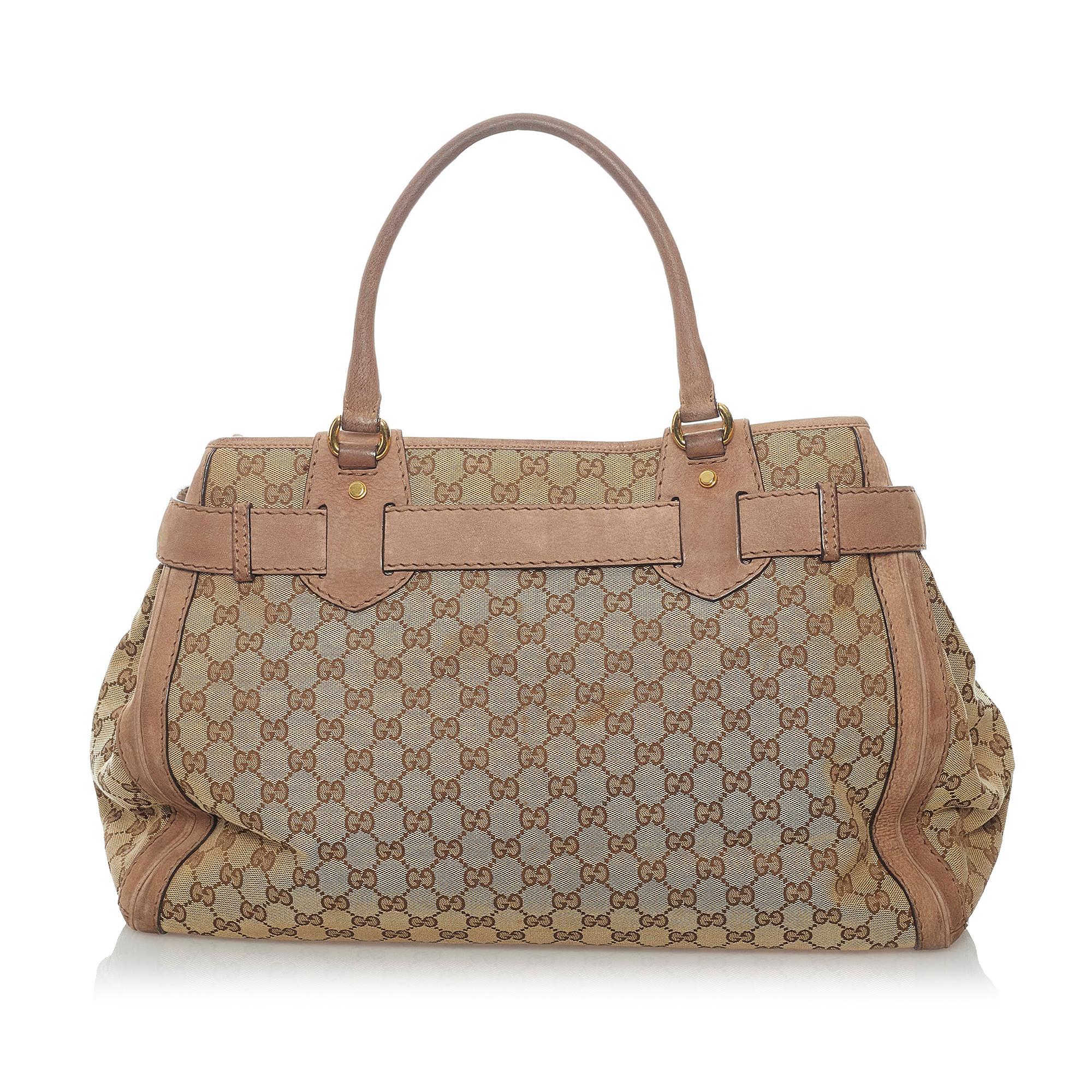 Gucci GG Canvas Running Tote Bag (SHG-30546)